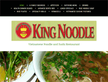 Tablet Screenshot of kingnoodlecedarpark.com
